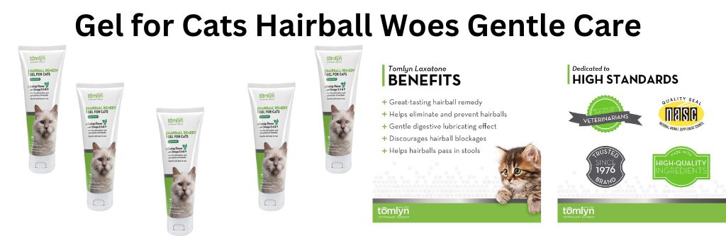 Gel for Cats Hairball Woes Gentle Care