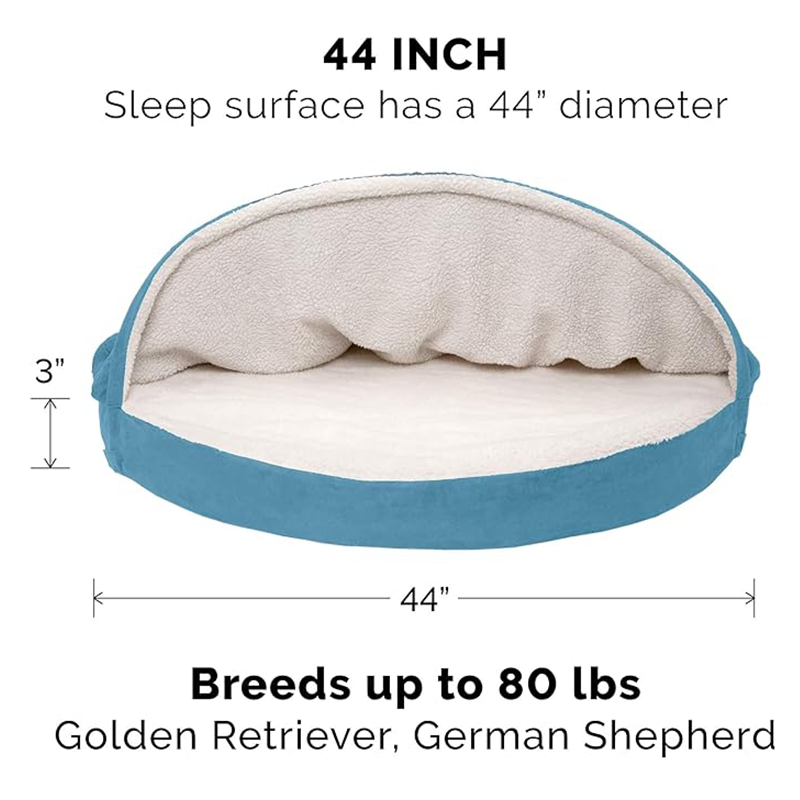 Covered Dog Bed for Large Dogs